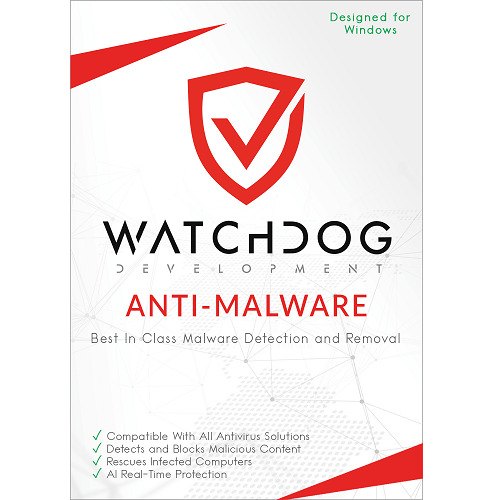 Watchdog Anti-Malware  | 1-Year Subscription | 10 PCs | Windows