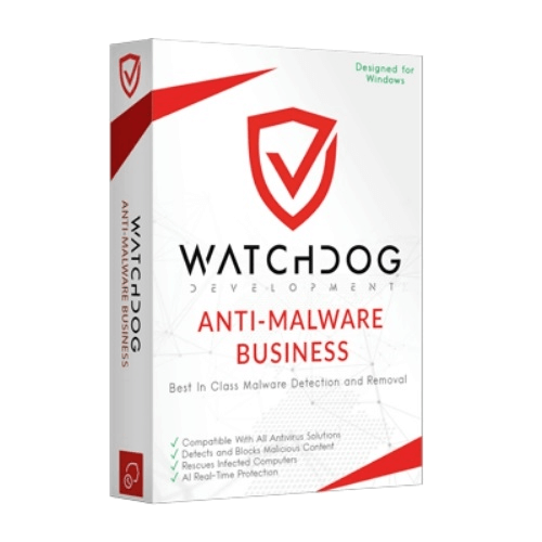 Watchdog Anti-Malware Business  | 1-Year | 25–99 Workstations | Enterprise Download
